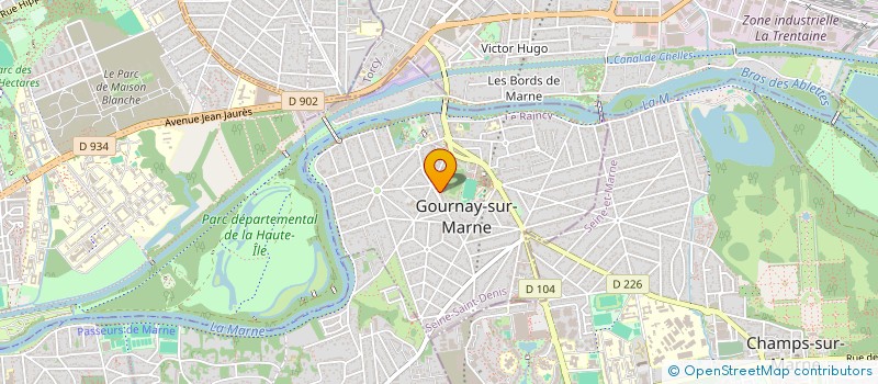 localisation de l'entreprise VSA PAYE  GOURNAY-SUR-MARNE