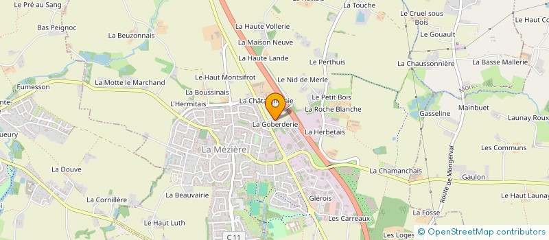 localisation de l'entreprise VSAB  LA MEZIERE