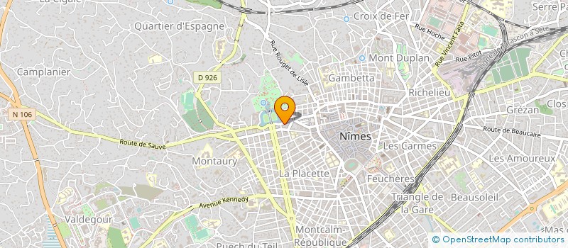 localisation de l'entreprise VSB ENERGIES NOUVELLES à NIMES