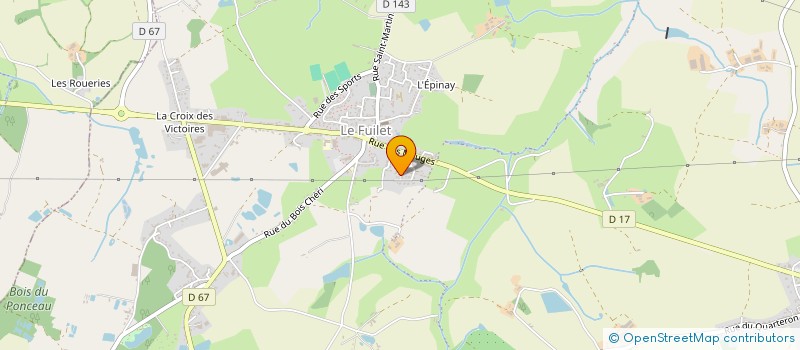 localisation de l'entreprise VSB IMMOBILIER à MONTREVAULT-SUR-EVRE