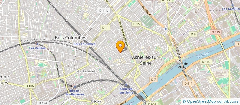localisation de l'entreprise VSC DENTAL à ASNIERES-SUR-SEINE