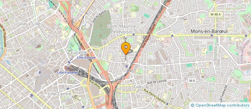 localisation de l'entreprise VSC LOCATION à LILLE