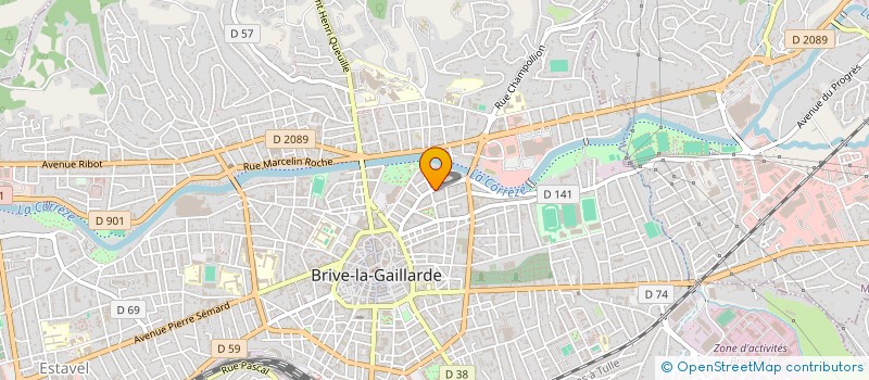 localisation de l'entreprise VSC RESTAURATION  BRIVE-LA-GAILLARDE