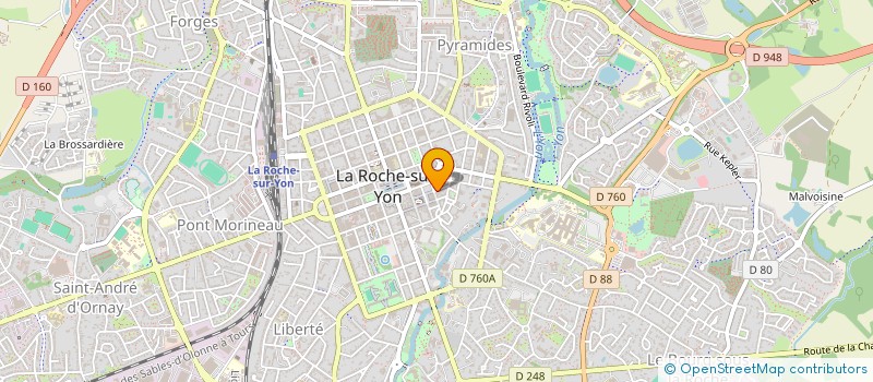 localisation de l'entreprise VSD à LA ROCHE-SUR-YON