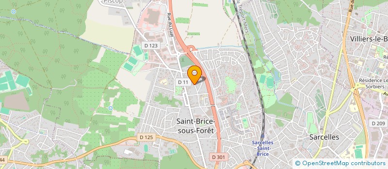 localisation de l'entreprise VSD IMMO à SAINT-BRICE-SOUS-FORET
