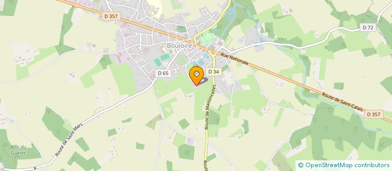 localisation de l'entreprise VSD LA VOLLERIE  BOULOIRE