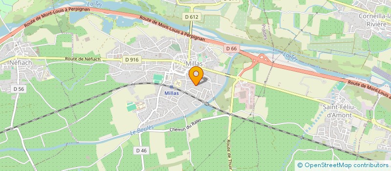 localisation de l'entreprise VSDA  MILLAS