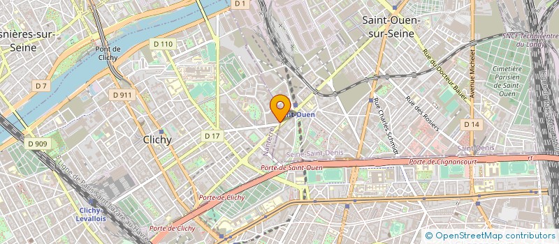 localisation de l'entreprise VSDB à CLICHY