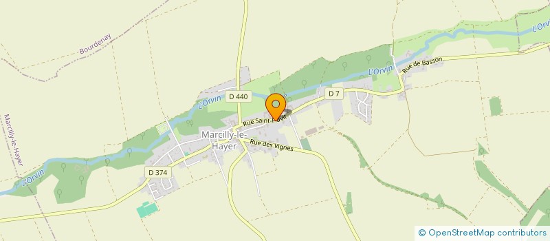 localisation de l'entreprise VSF  MARCILLY-LE-HAYER