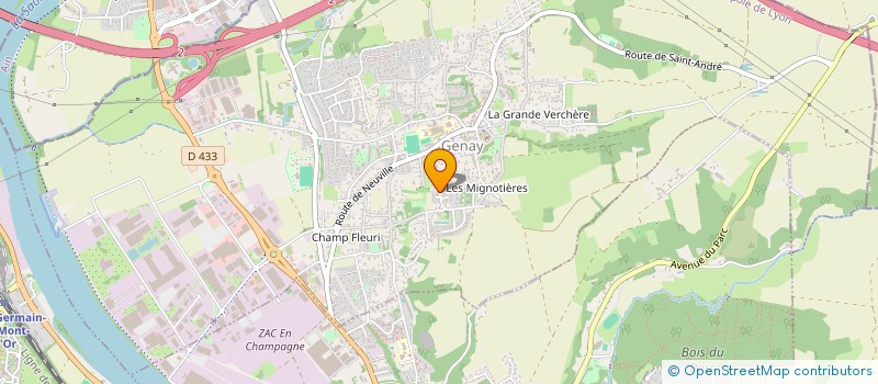 localisation de l'entreprise VSF BROTHERS  GENAY