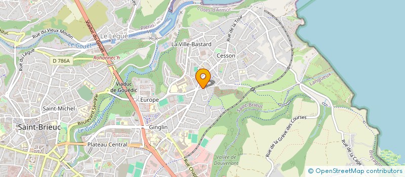 localisation de l'entreprise VSF EVOLUTION à SAINT-BRIEUC