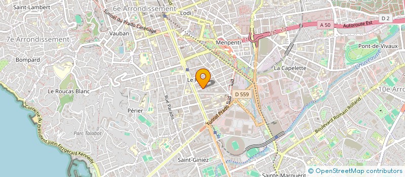 localisation de l'entreprise VSF EXPORT à MARSEILLE