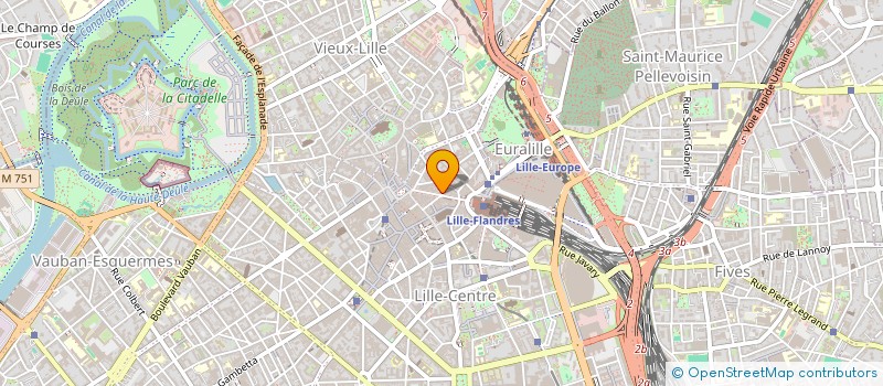 localisation de l'entreprise VSF HOLDING à LILLE