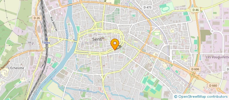 localisation de l'entreprise VSF IMMO à SENS