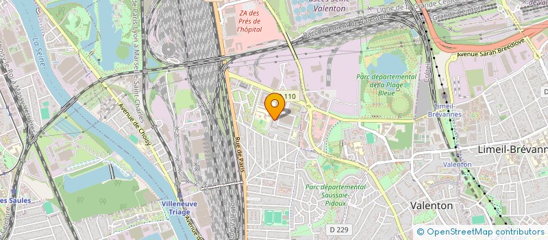 localisation de l'entreprise VSGBASKET  VILLENEUVE-SAINT-GEORGES