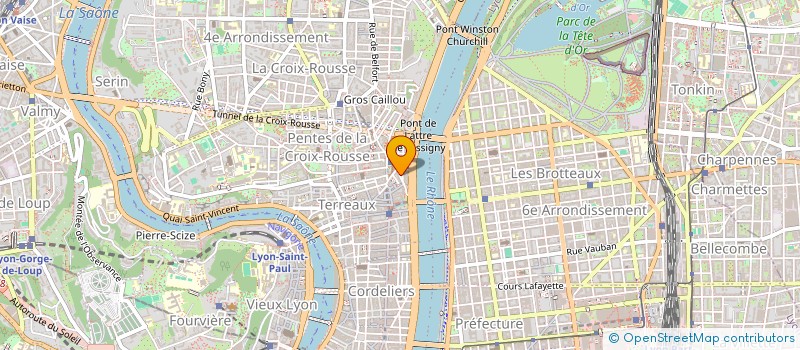 localisation de l'entreprise VSI CONSULTING à LYON