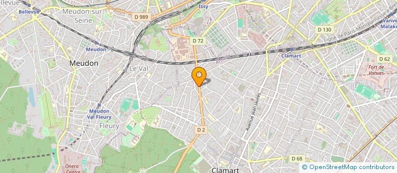 localisation de l'entreprise VSJ - HOLDING INVEST à CLAMART