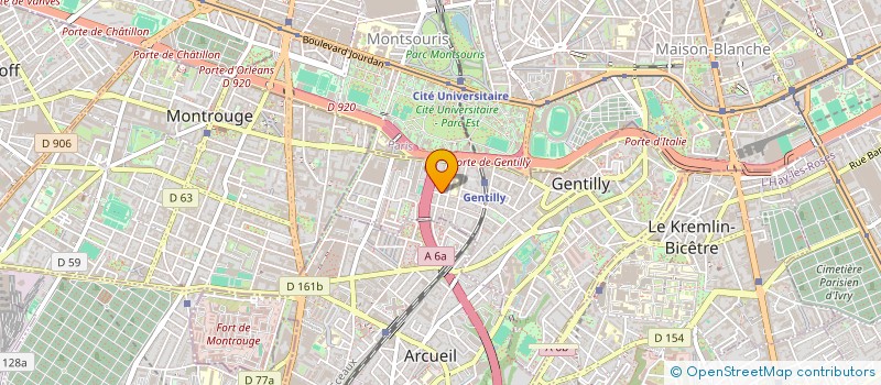 localisation de l'entreprise VSJ INVEST à GENTILLY