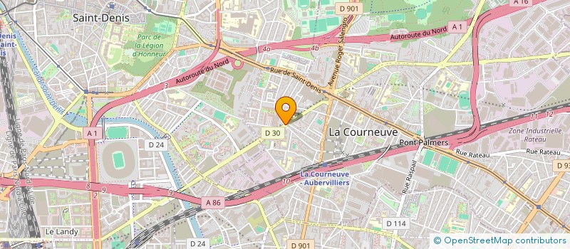 localisation de l'entreprise VSK EXOTIQUE à LA COURNEUVE