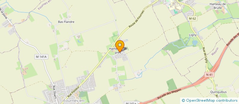 localisation de l'entreprise VSK IMMO59  FOURNES-EN-WEPPES