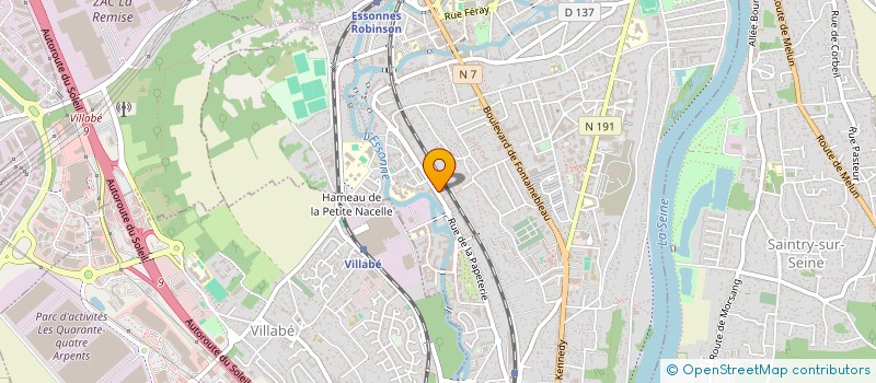 localisation de l'entreprise VSK VEERA à CORBEIL-ESSONNES