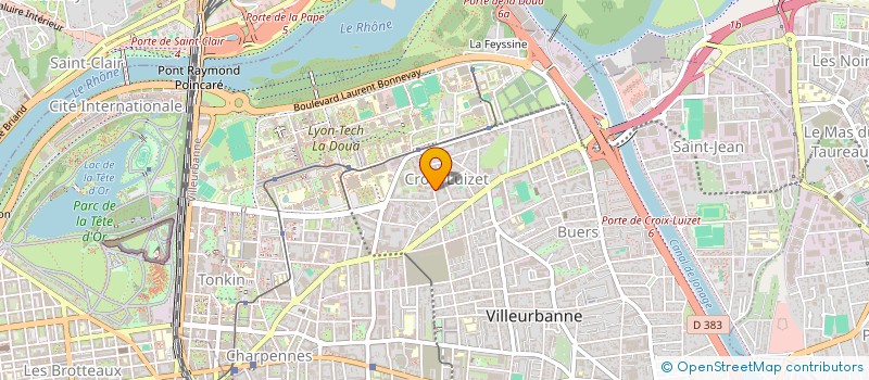 localisation de l'entreprise VSL AZRAINE TAXI LYONNAIS  LYON