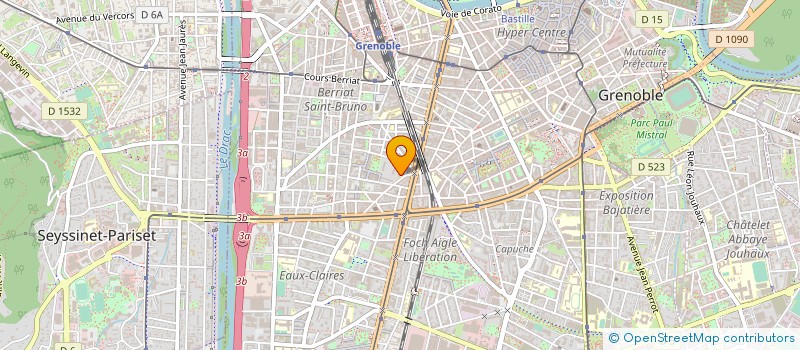 localisation de l'entreprise VSL DISTRIBUTION  GRENOBLE