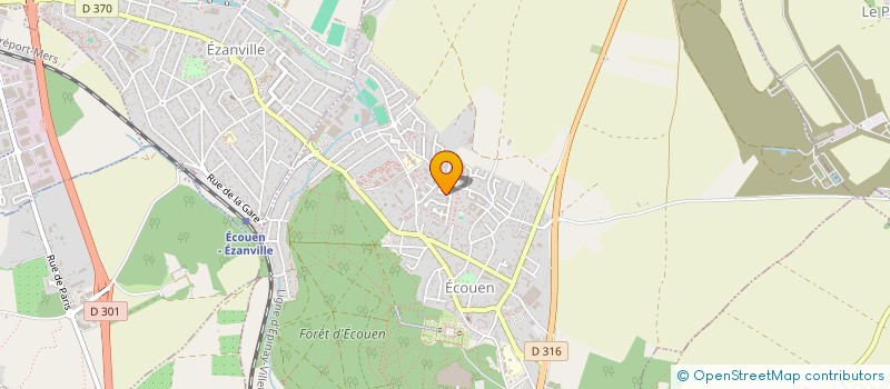 localisation de l'entreprise VSL ROTISSERIE  ECOUEN