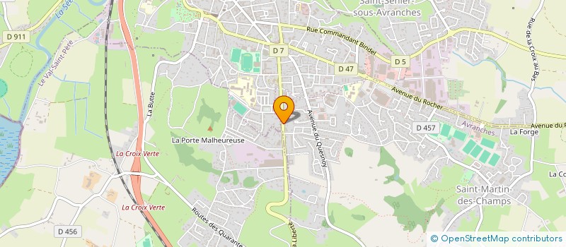 localisation de l'entreprise VSLA GOUGOU  AVRANCHES