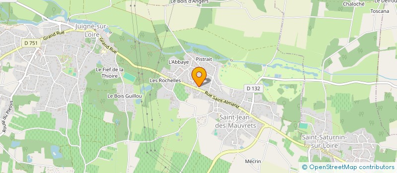 localisation de l'entreprise VSLM TAILLANDIER  LES GARENNES SUR LOIRE