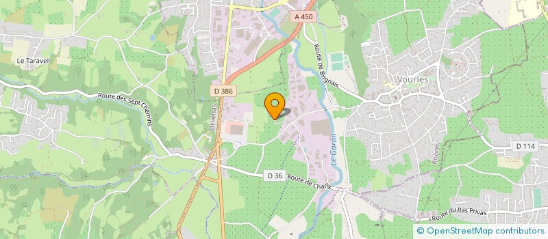 localisation de l'entreprise VSM à VOURLES
