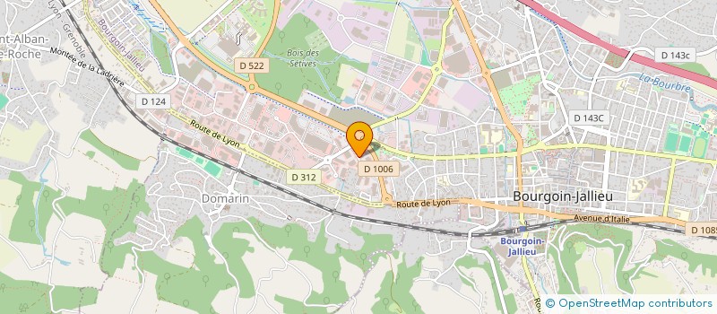 localisation de l'entreprise VSM  BOURGOIN-JALLIEU