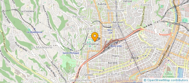 localisation de l'entreprise VSM ADRR à NICE
