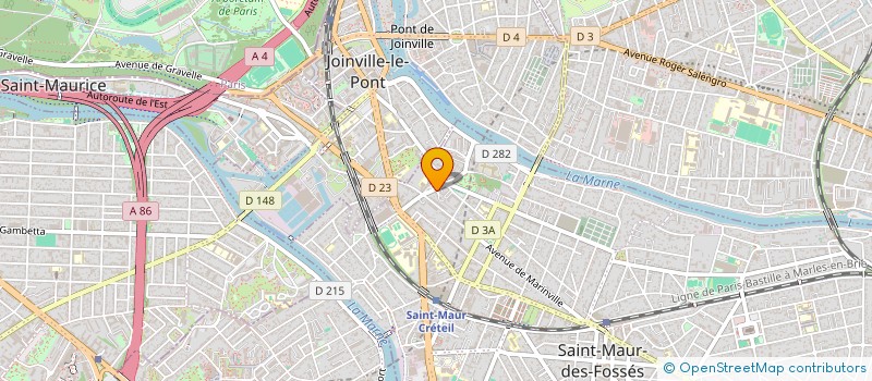 localisation de l'entreprise VSM IMMOBILIER à SAINT-MAUR-DES-FOSSES