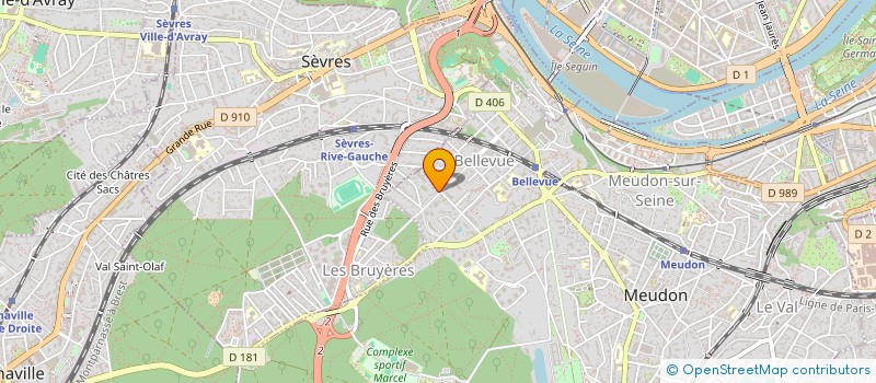 localisation de l'entreprise VSM LES BAUX à MEUDON