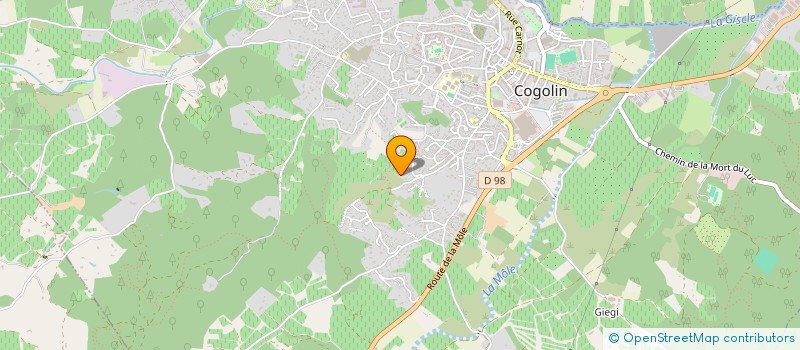 localisation de l'entreprise VSM VITAL SERVICES MAINTENANCES à COGOLIN
