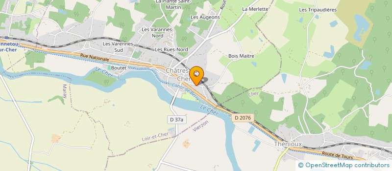 localisation de l'entreprise VSM41  CHATRES SUR CHER