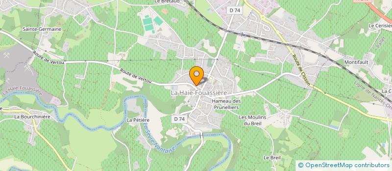 localisation de l'entreprise VSMB  LA HAIE-FOUASSIERE