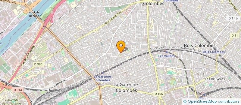 localisation de l'entreprise VSMP GALLOT  COLOMBES