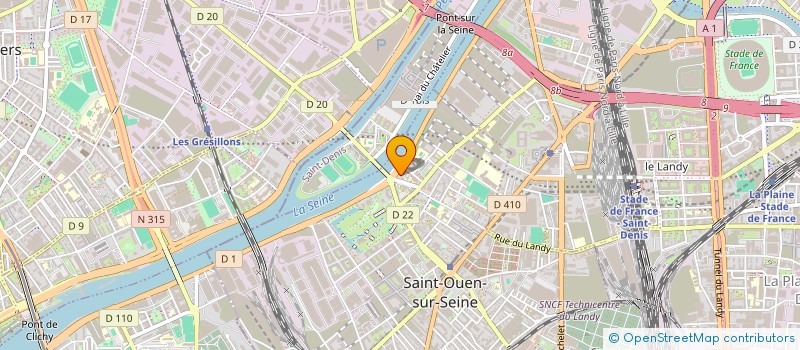 localisation de l'entreprise VSO EDUCATION à SAINT-OUEN-SUR-SEINE