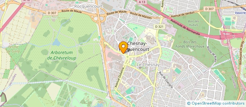 localisation de l'entreprise VSOLUTION TECHNOLOGIES à LE CHESNAY-ROCQUENCOURT