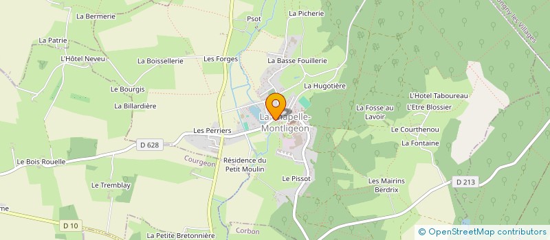 localisation de l'entreprise VSOP à LA CHAPELLE-MONTLIGEON
