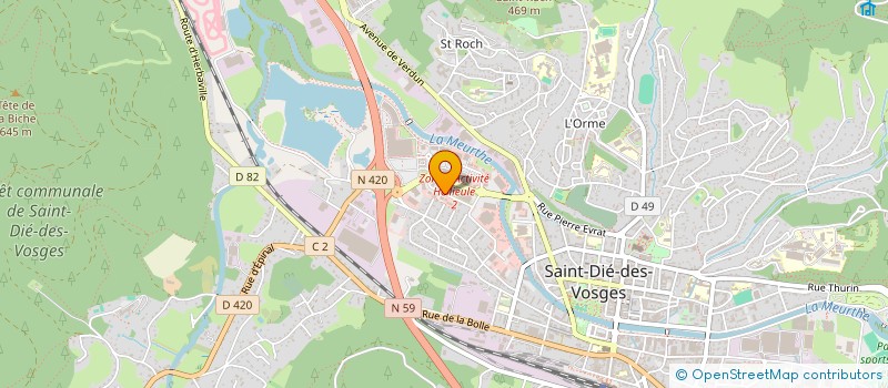 localisation de l'entreprise VSP 88 à CHAVELOT