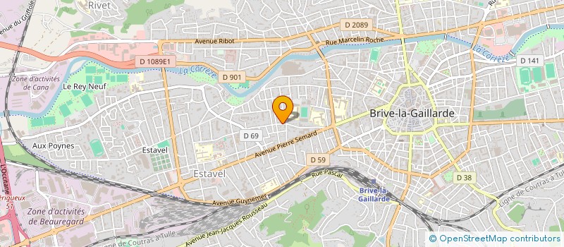 localisation de l'entreprise VSP à BRIVE-LA-GAILLARDE