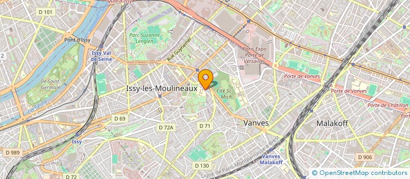 localisation de l'entreprise VSP CONSEIL  VANVES