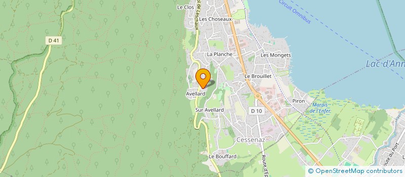 localisation de l'entreprise VSP IMMO  SEVRIER