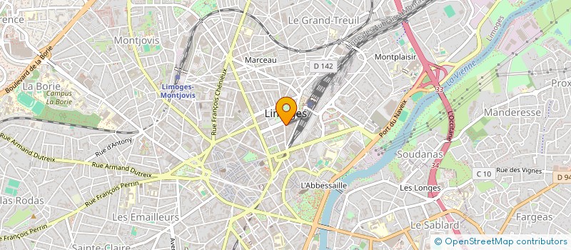 localisation de l'entreprise VSP INTERNATIONAL à LIMOGES