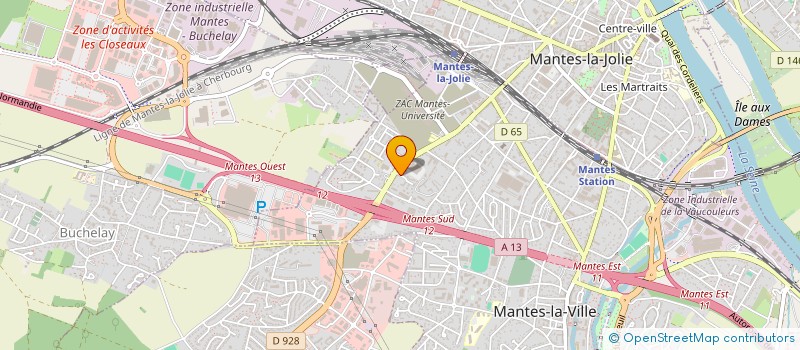 localisation de l'entreprise VSP MANTES à MANTES-LA-VILLE