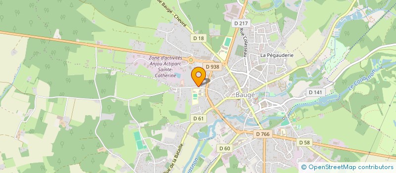 localisation de l'entreprise VSP PINSON à BAUGE-EN-ANJOU