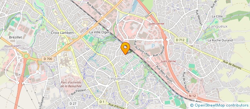 localisation de l'entreprise VSP SECURITE à TREGUEUX